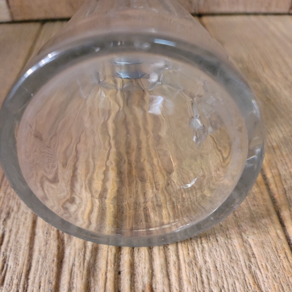 Vintage GLASS Lidded Lid Syrup Pitcher Ribbed Columns - Picture 10 of 10